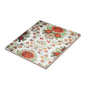  florale afdruk tegeltje (Zijkant)