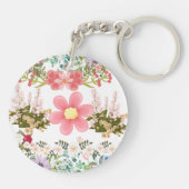 Florale Alfabet A Sleutelhanger – Knuffel Beer (Achterkant)