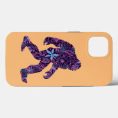 FLORALE BIGFOOT Case-Mate iPhone CASE (Achterkant (horizontaal))