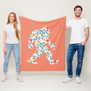 FLORALE BIGFOOT FLEECE DEKEN