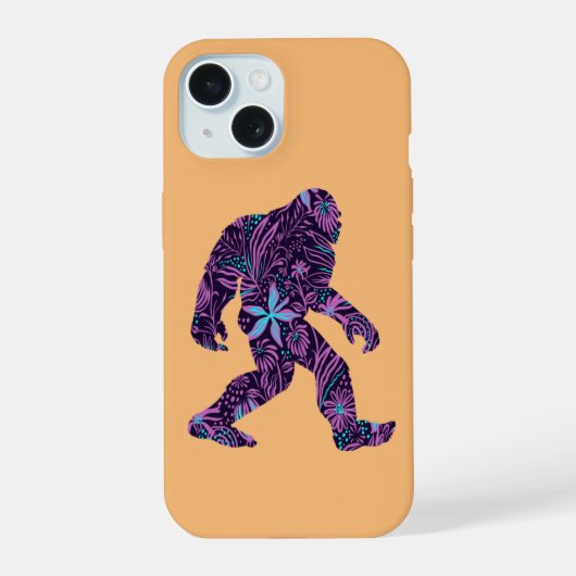 FLORALE BIGFOOT iPhone 15 CASE (Achterkant)