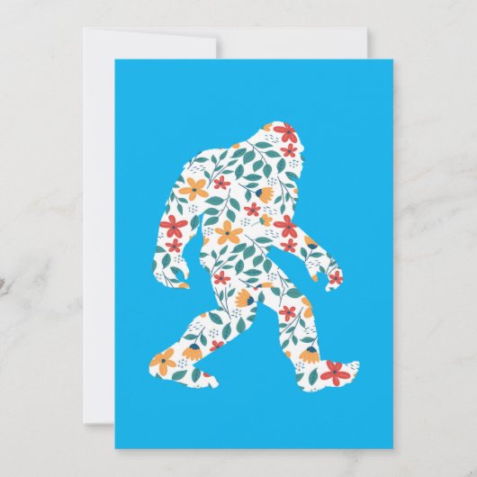 FLORALE BIGFOOT KAART (Voorkant)