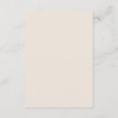 Florale Boho Met Maaltijden RSVP Kaart (Achterkant)