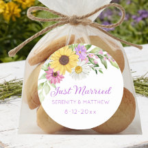 Florale Boho Zonnebloem Madelief Bruiloft Net Getr