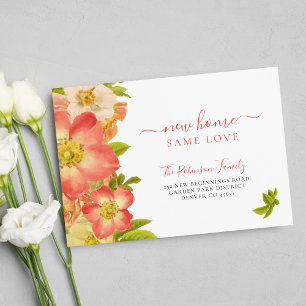 Florale botanische bloei elegant aankondiging