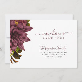 Florale botanische elegant aankondiging