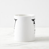 florale botanische flacon Letter V Monogram V Koffiemok (Center)