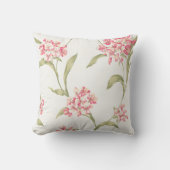 florale botanische hydrangepatroonkussen kussen (Voorkant)