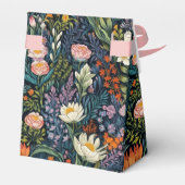 Florale botanische illustratie bedankdoosjes (Achterkant)