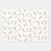 Florale botanische papierbladen voor het verpakken inpakpapier vel (Voorkant 2)