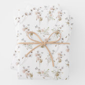 Florale botanische papierbladen voor het verpakken inpakpapier vel (In situ)