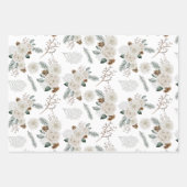 Florale botanische papierbladen voor het verpakken inpakpapier vel (Voorkant)