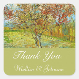  florale bruiloft gunst bedankt stickers