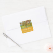 florale bruiloft gunst bedankt stickers (Envelop)