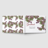 Florale bruiloft met rozen knoppen gastenboek (Volledig)