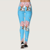 florale bunnies leggings (Achterkant)
