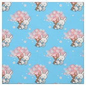 florale bunnies stof (Swatch)