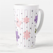Florale Celestial Stars Latte Mok (Rechterhoek)
