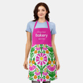 Florale Charme Op Maat Schort (Gedragen)