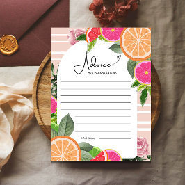 Florale citrusvruchten advies voor de ouders om te