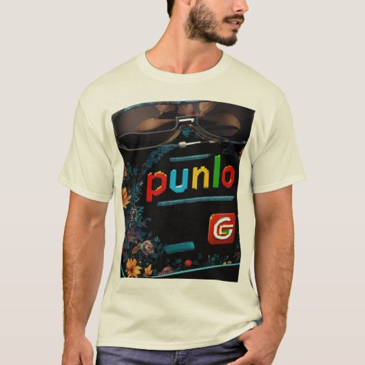 Florale Code: Het Punlo Esthetische T-shirts ontwe (Voorkant)