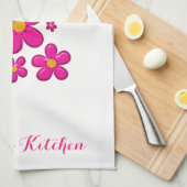 florale component theedoek (Quarter Fold)