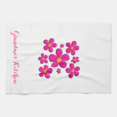 florale  component theedoek (Horizontaal)