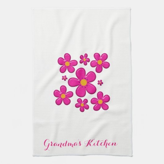 florale  component theedoek (Verticaal)