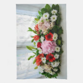 Florale decoratie theedoek (Verticaal)