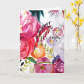 Florale Denk Aan Jou Kaart (Gele Bloem)