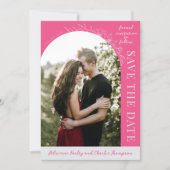 Florale Eenvoud 1 Anjer Save The Date (Voorkant)