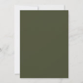 Florale Eenvoud 1 | Modern Groen | Save The Date (Achterkant)