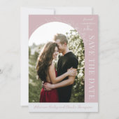 Florale Eenvoud 1 Moonlight Mauve Save The Date (Voorkant)