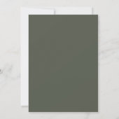 Florale Eenvoud 1 Rozemarijn Groen Save The Date (Achterkant)