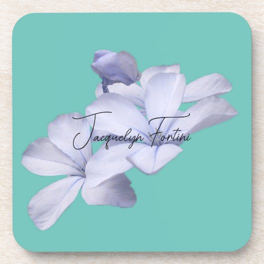 Florale Elegante minimalistische kalligrafie litho Bier Onderzetter (Voorkant)