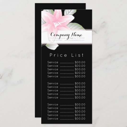  florale elegantie (Voorkant / Achterkant)