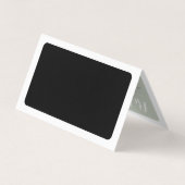 florale elegantie na verwijzing visitekaartje (Achterkant)