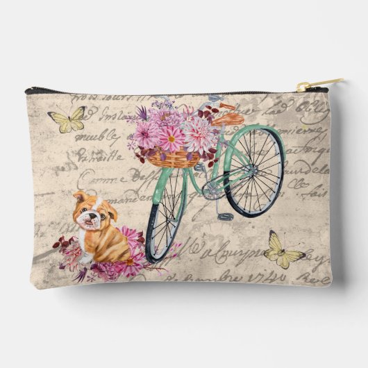 florale Ephemera Bulldog Etui (Achterkant)