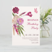 Florale esthetiek kaart (Staand voorkant)