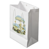 Florale Fairway Golf Cadeautas (Voorkant Gekanteld)