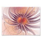 Florale Fantasy, kleurrijke Abstracte fractale ven Foto Afdruk (Voorkant)