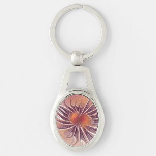 Florale Fantasy, kleurrijke Abstracte fractale ven Sleutelhanger