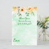 Florale favoriete herinnering van het meisje van d (Staand voorkant)