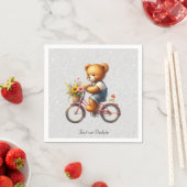 Florale Fietseendje Beer Servetten (Insitu)