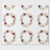 florale flora met cadeaubon cadeaupapier (Vlak)