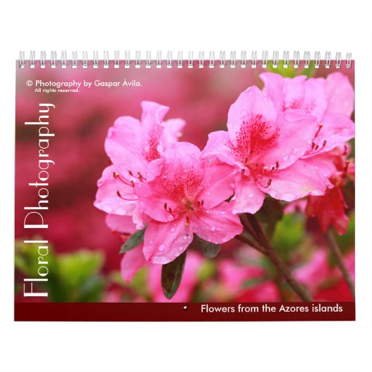 Florale fotografie - Azoren Kalender (Hoes)