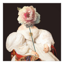 Florale Gedachten Diva Poster
