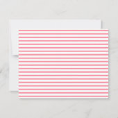 Florale Gepersonaliseerde Notitiekaartje (Achterkant)