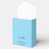 Florale gepersonaliseerde verjaardagsgeschenkdoos bedankdoosjes (Geopend)