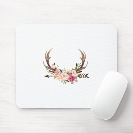 Florale geweien muismat (Met muis)